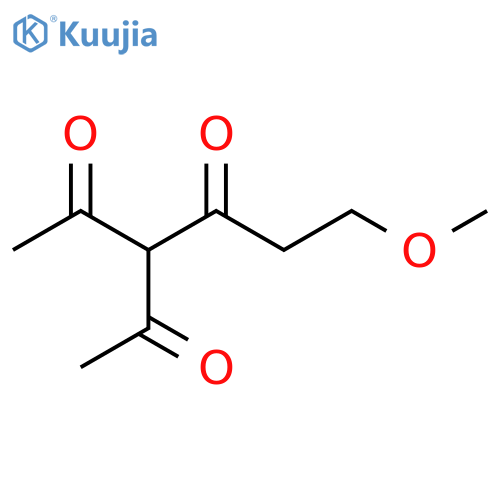 3-acetyl-6-methoxyhexane-2,4-dione structure