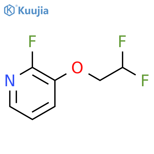 3-(2,2-Difluoroethoxy)-2-fluoropyridine structure
