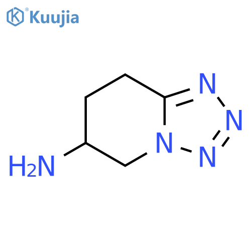 5H,6H,7H,8H-[1,2,3,4]tetrazolo[1,5-a]pyridin-6-amine structure