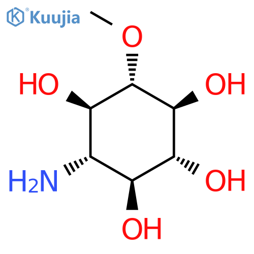 scyllo-Inositol,1-amino-1-deoxy-3-O-methyl- (9CI) structure