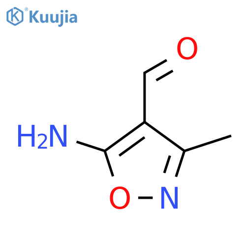 5-Amino-3-methylisoxazole-4-carbaldehyde structure