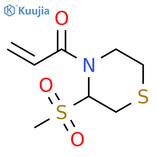 1-[3-(Methylsulfonyl)-4-thiomorpholinyl]-2-propen-1-one structure