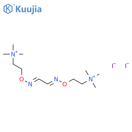 3,8-Dioxa-4,7-diazadeca-4,6-diene-1,10-diaminium,N1,N1,N1,N10,N10,N10-hexamethyl-, iodide (1:2) structure