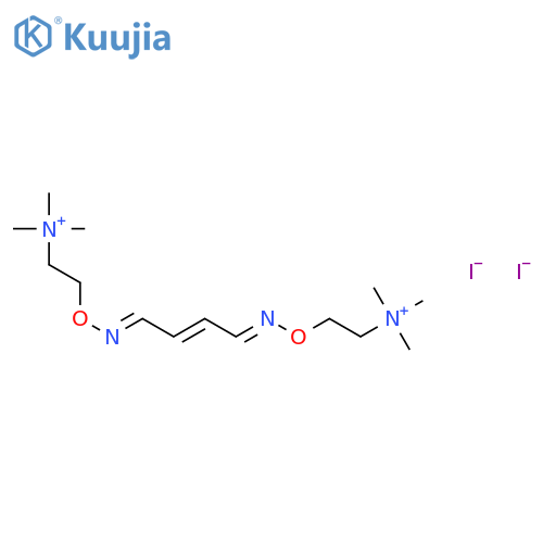 (4E,6E,8E)-N,N,N,N',N',N'-hexamethyl-3,10-dioxa-4,9-diazadodeca-4,6,8-triene-1,12-diaminium diiodide structure