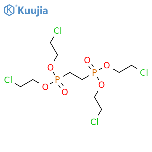 bis(2-chloroethyl) {2-bis(2-chloroethoxy)phosphorylethyl}phosphonate structure