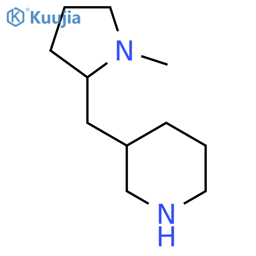 3-(1-methylpyrrolidin-2-yl)methylpiperidine structure