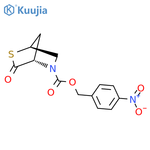 4-Nitrobenzyl (1S,4S)-3-oxo-2-thia-5-azabicyclo[2.2.1]heptane-5-carboxylate structure