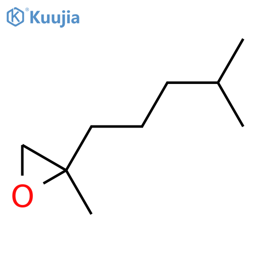 2-Methyl-2-(4-methylpentyl)oxirane structure