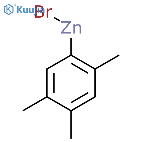 2,4,5-Trimethylphenylzinc bromide structure