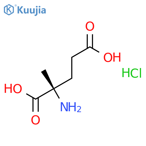 L-Glutamic acid, 2-methyl-, hydrochloride structure