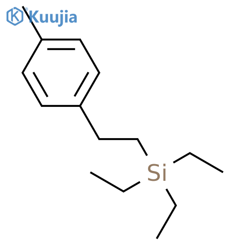 Silane, triethyl[2-(4-methylphenyl)ethyl]- structure
