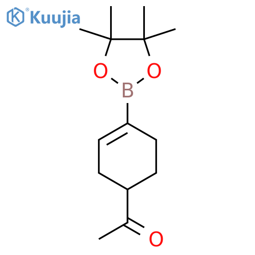 1-(4-(4,4,5,5-Tetramethyl-1,3,2-dioxaborolan-2-yl)cyclohex-3-enyl)ethanone structure