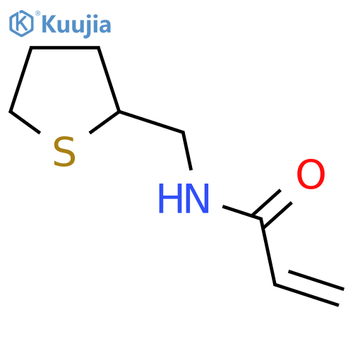 N-(thiolan-2-yl)methylprop-2-enamide structure