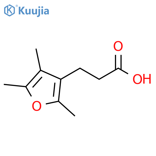 3-(trimethylfuran-3-yl)propanoic acid structure