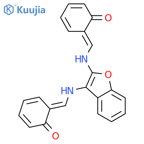 Phenol,2,2'-[2,3-benzofurandiylbis(nitrilomethylidyne)]bis- (9CI) structure