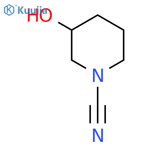 3-Hydroxypiperidine-1-carbonitrile structure