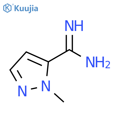 1-Methyl-1H-pyrazole-5-carboximidamide structure