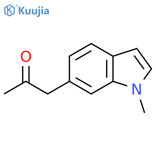 1-(1-methyl-1H-indol-6-yl)propan-2-one structure
