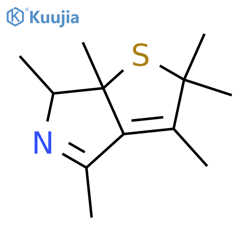 2H-Thieno[2,3-c]pyrrole, 6,6a-dihydro-2,2,3,4,6,6a-hexamethyl- structure