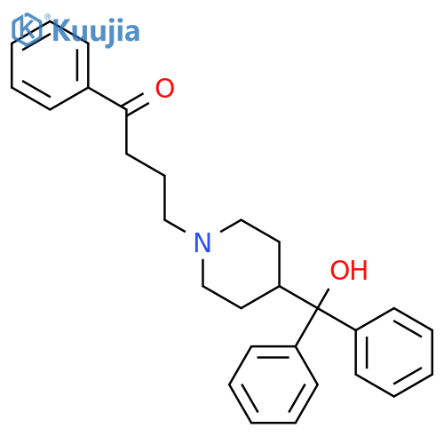 1-Butanone, 4-[4-(hydroxydiphenylmethyl)-1-piperidinyl]-1-phenyl- structure