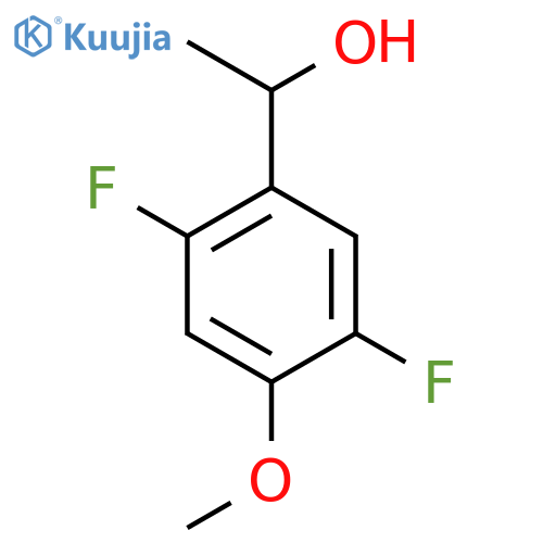 1-(2,5-Difluoro-4-methoxyphenyl)ethanol structure