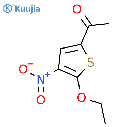 Ethanone,1-(5-ethoxy-4-nitro-2-thienyl)- structure