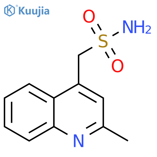 (2-methylquinolin-4-yl)methanesulfonamide structure