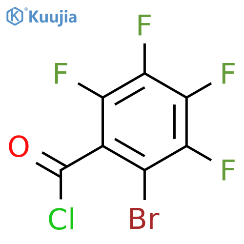 2-Bromo-3,4,5,6-tetrafluorobenzoylchloride structure