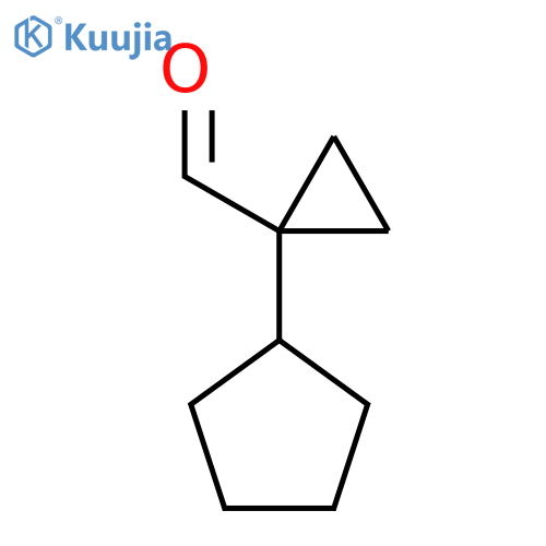 1-Cyclopentylcyclopropane-1-carbaldehyde structure
