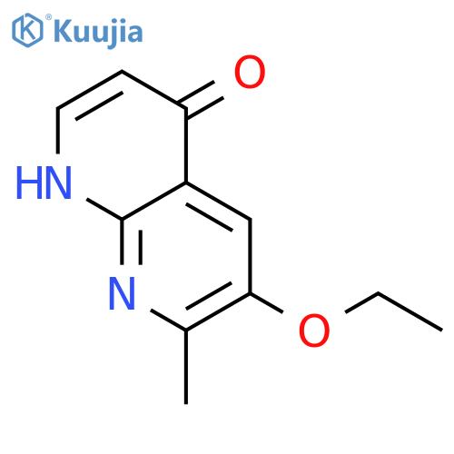 1,8-Naphthyridin-4-ol,6-ethoxy-7-methyl- structure