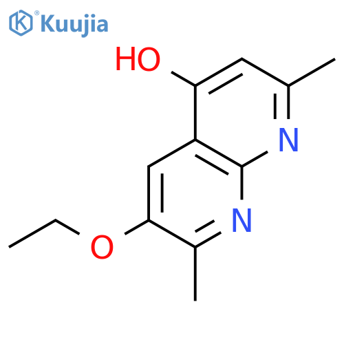 1,8-Naphthyridin-4-ol,6-ethoxy-2,7-dimethyl- structure