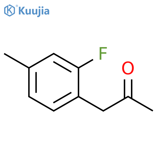 1-(2-fluoro-4-methylphenyl)propan-2-one structure