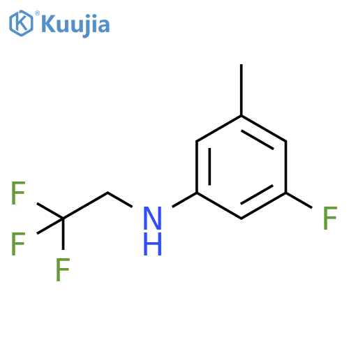 3-Fluoro-5-methyl-n-(2,2,2-trifluoroethyl)aniline structure