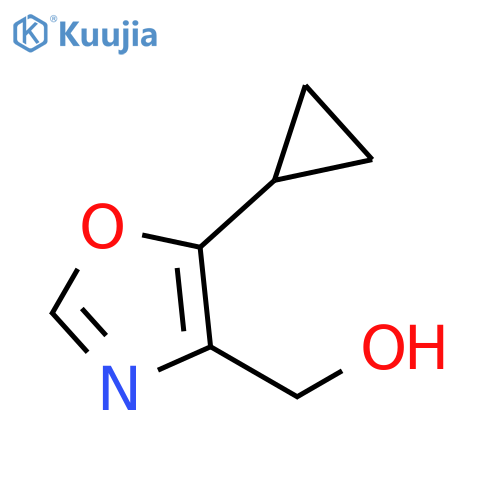 (5-CYCLOPROPYL-1,3-OXAZOL-4-YL)METHANOL structure