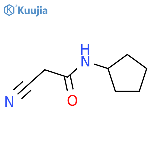 2-Cyano-N-cyclopentyl-acetamide structure