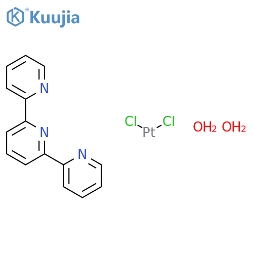 Platinum(1+),chloro(2,2':6',2''-terpyridine-kN1,kN1',kN1'')-, chloride, hydrate (1:1:2), (SP-4-2)- structure