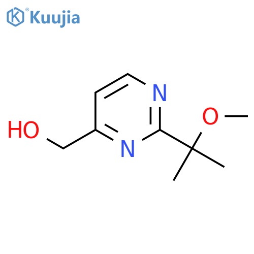 2-(2-methoxypropan-2-yl)pyrimidin-4-ylmethanol structure