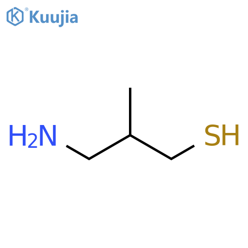 3-amino-2-methylpropane-1-thiol structure