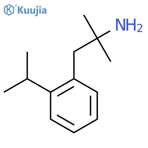 2-methyl-1-2-(propan-2-yl)phenylpropan-2-amine structure