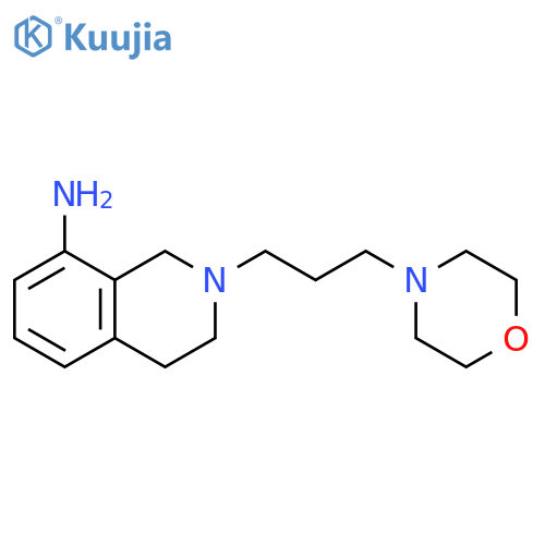 2-3-(morpholin-4-yl)propyl-1,2,3,4-tetrahydroisoquinolin-8-amine structure