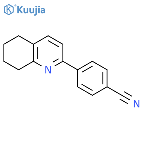 4-(5,6,7,8-Tetrahydroquinolin-2-yl)benzonitrile structure