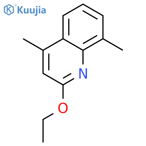 Quinoline,2-ethoxy-4,8-dimethyl- structure
