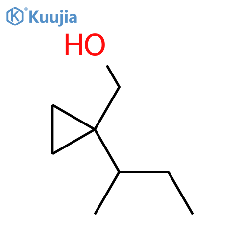 1-(butan-2-yl)cyclopropylmethanol structure