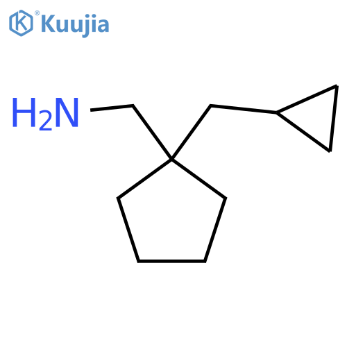 1-(cyclopropylmethyl)cyclopentylmethanamine structure