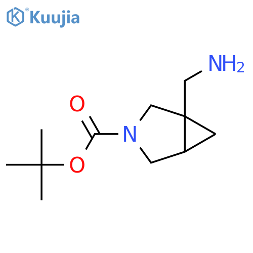 Tert-Butyl 1-(aminomethyl)-3-azabicyclo[3.1.0]hexane-3-carboxylate structure