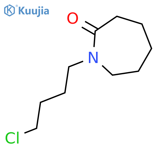 2H-AZEPIN-2-ONE, 1-(4-CHLOROBUTYL)HEXAHYDRO- structure