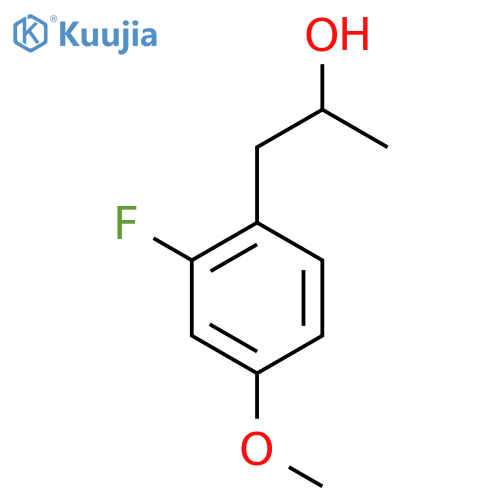 1-(2-fluoro-4-methoxyphenyl)propan-2-ol structure