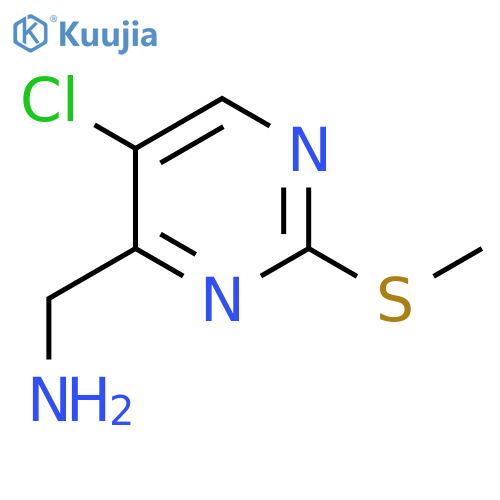 4-(Aminomethyl)-5-chloro-2-(methylthio)pyrimidine structure