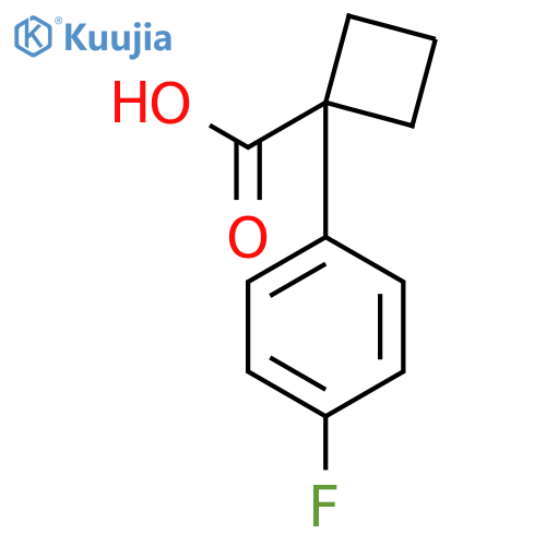 1-(4-Fluorophenyl)cyclobutanecarboxylic acid structure