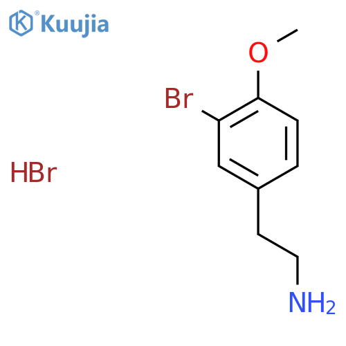 2-(3-bromo-4-methoxyphenyl)ethan-1-amine hydrobromide structure
